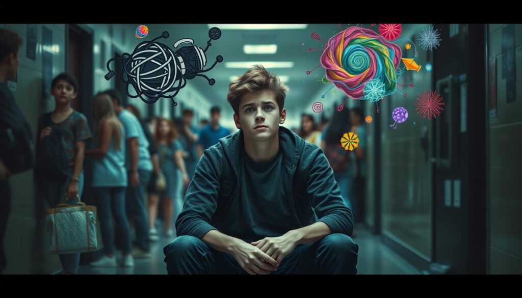 high functioning autism in teenage males